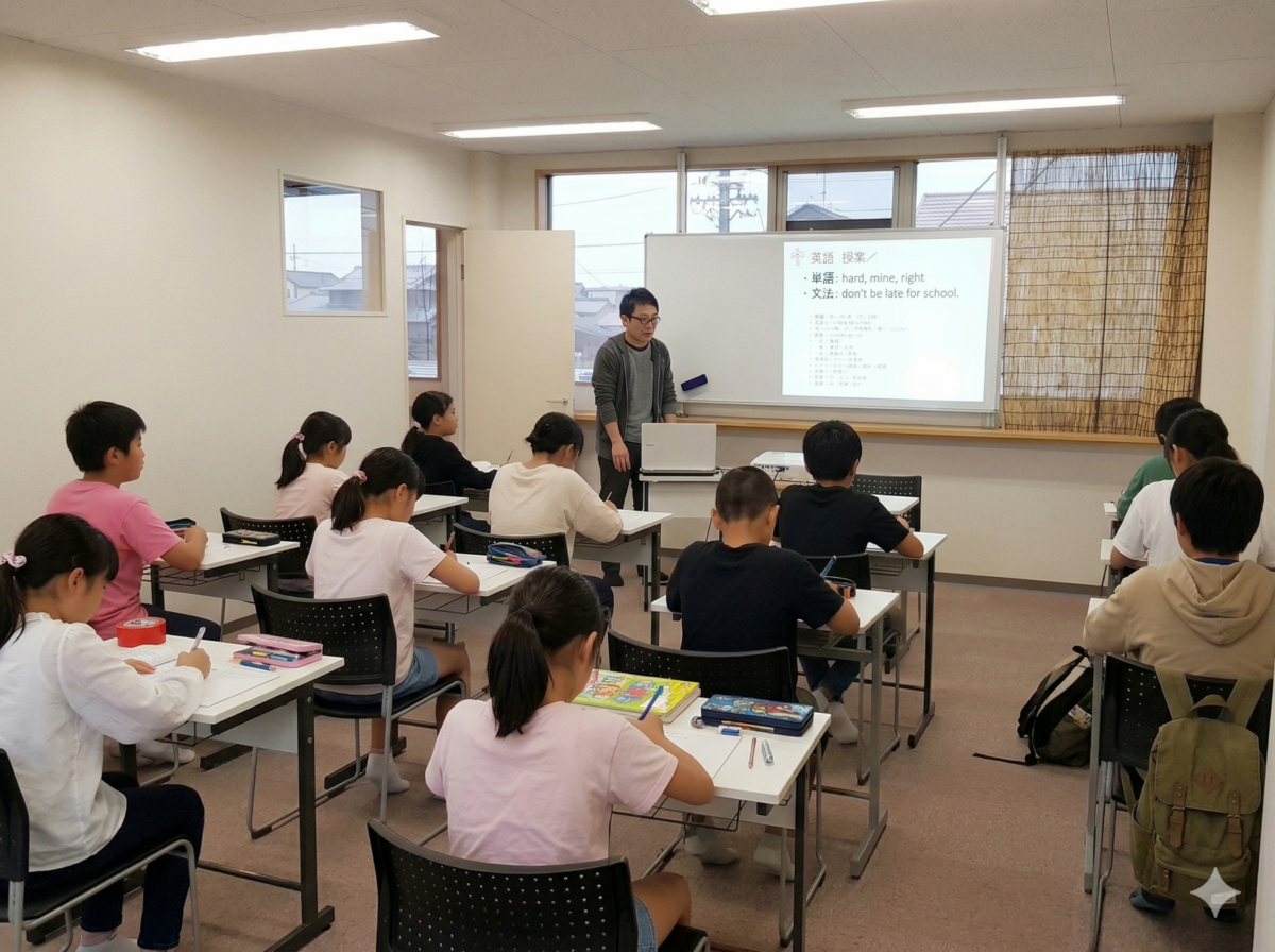 開智塾 那加桜丘校 授業中